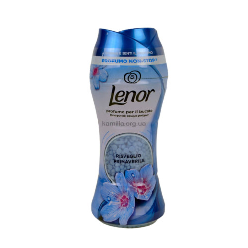 Гранули ополіскувач для одягу Lenor Синя квітка 210 г. 