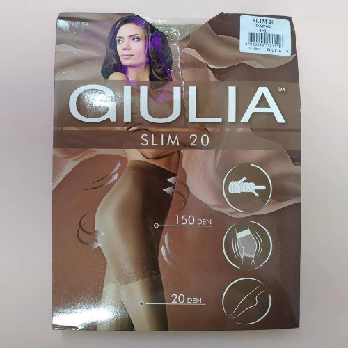 Колготи жіночі Giulia Slim 20ден №4 Дайно 