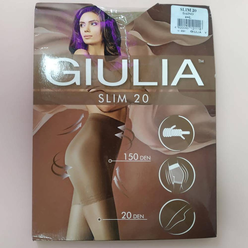 Колготи жіночі Giulia Slim 20ден №4 Дайно 