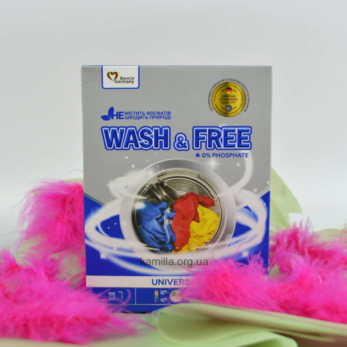 Пральний порошок Wash & Free Universal 400 г.