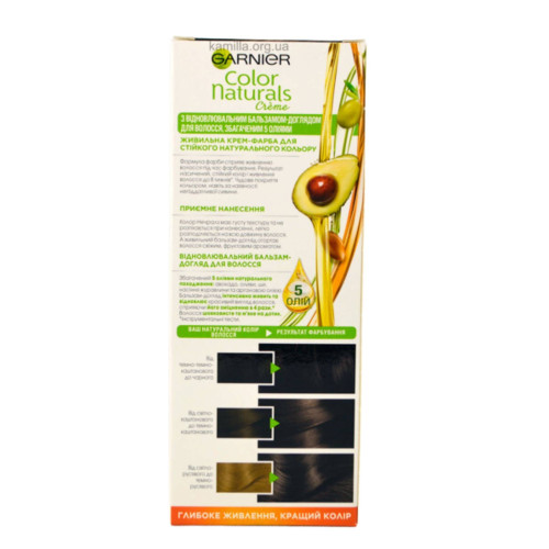 Фарбa для волосся Garnier Color Nature №4,00 Глибокий каштановий 