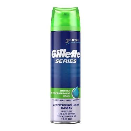 Гель для гоління Gillette Заспокійливий Алоє вера 200 мл.