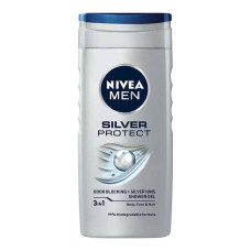 Чоловічий гель для душу Nivea MEN 250мл Срібний Захист 