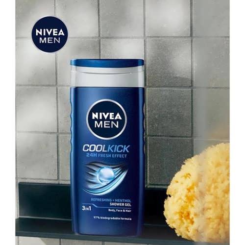 Чоловічий гель для душу NIVEA MEN 250мл Куул
