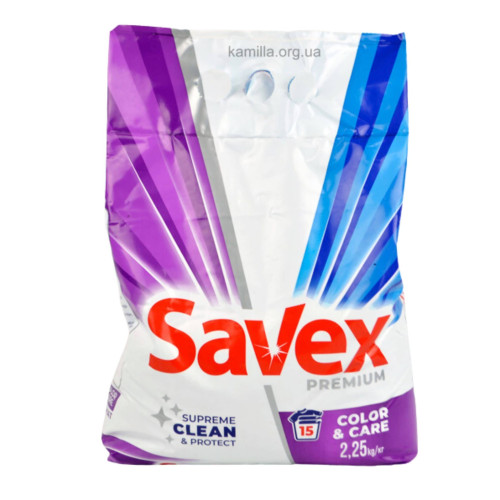 Пральний порошок Savex Color and Care 2,25 кг.