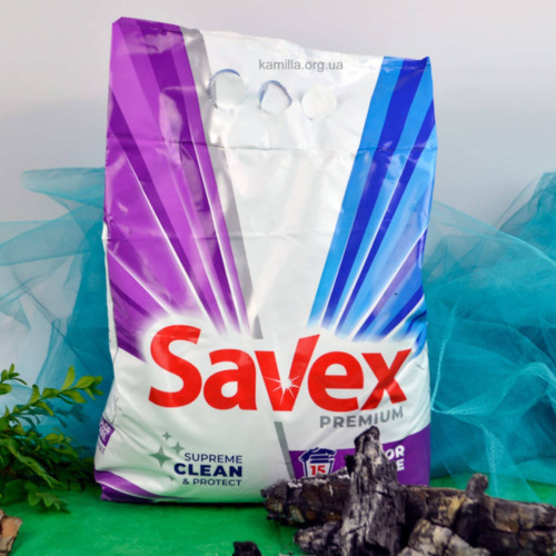 Пральний порошок Savex Color and Care 2,25 кг.