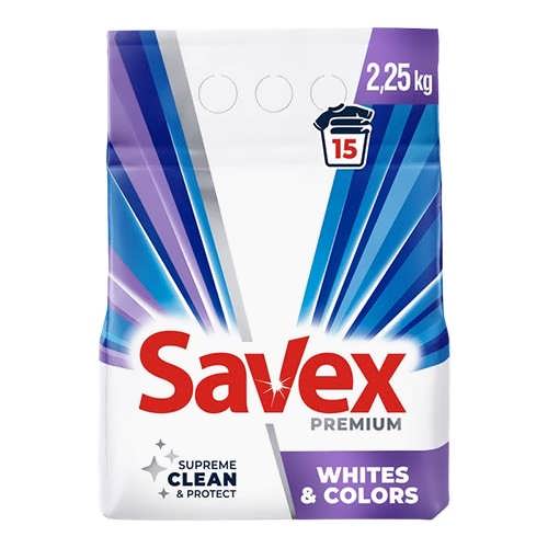 Пральний порошок Savex White and Color 2,25 кг.