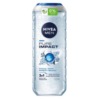 Чоловічий гель для душу Nivea 500мл, Заряд чистоти