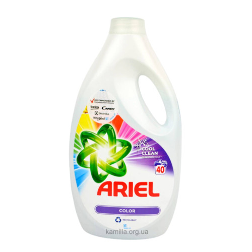 Гель концетрат Ariel Cool Clean Color 2200 мл.