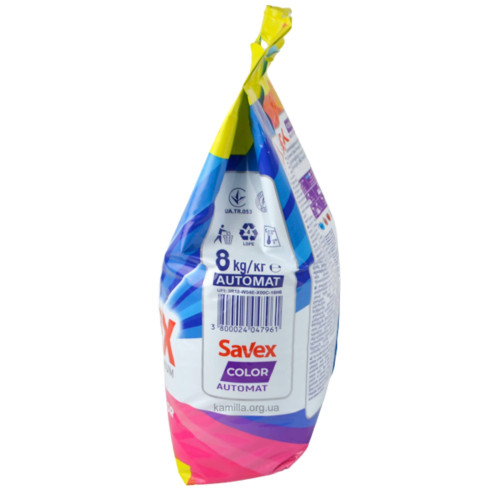 Пральний порошок Savex Color 8 кг.
