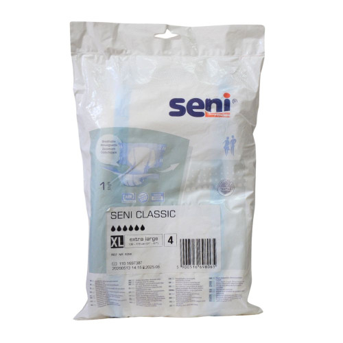 Підгузники для дорослих SENI BASIC №4 Extra Large 1шт
