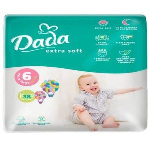 Підгузники дитячі Dada Extra Soft №6 16+ 38 шт.