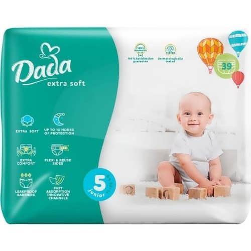 Підгузники дитячі Dada Extra Soft №5 11-25кг 39 шт.