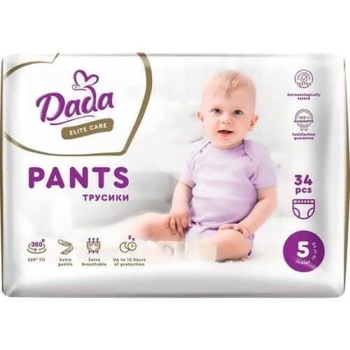 Підгузники-трусики дитячі Dada Elite Care №5 12-17 кг 34 шт.