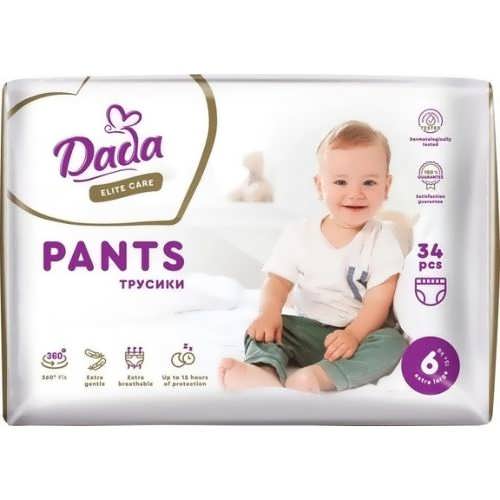 Підгузники-трусики дитячі Dada Elite Care №6 15+ 34 шт.