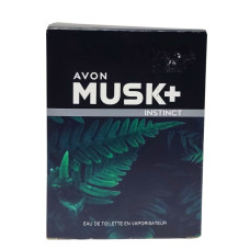 Чоловіча туалетна вода Avon 75мл Musk + Instinct 