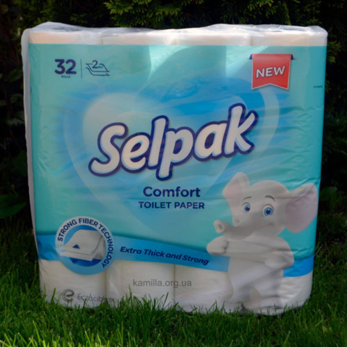Tуалетний папір Selpak 2-х шаровий 32 шт.