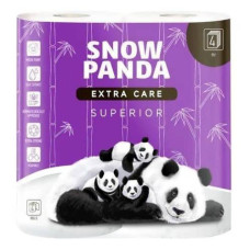 Туалетний папір Snow Panda  Extra Care Superior 4-х шаровий 4 шт
