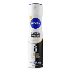Дезодорант спрей Nivea 150мл Чорне та біле Гладкий Шовк