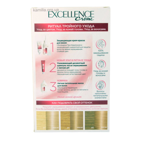 Фарбa для волосся L`Oreal Excellence №10,13 Легендарний блонд