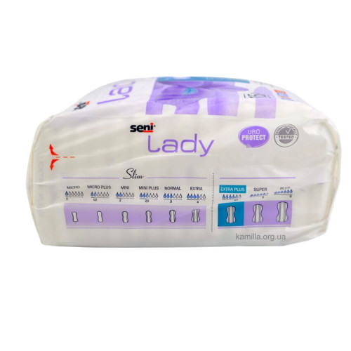 Урологічні прокладки Seni Lady Extra Plus 4,5 каплі 15 шт