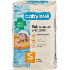 Підгузники дитячі для купання Babylove S 12шт 4-9кг 