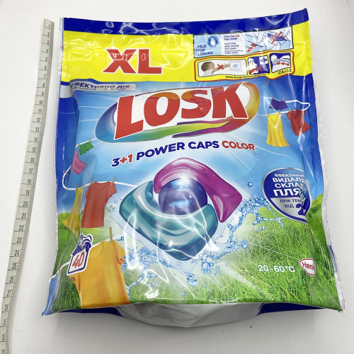 Тріо-капсули для прання Losk 40шт Колор