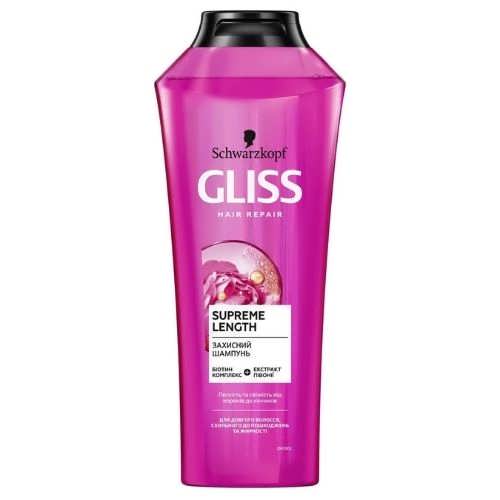 Шампунь для волосся Gliss Supreme Length 400 мл.