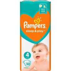 2/Підгузники дитячі Pampers Sleep & Play №4 50шт 9-14кг