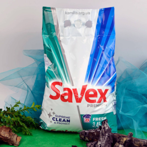 Пральний порошок Savex Fresh 3,45 кг. 