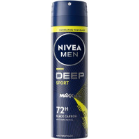 Чоловічий дезодорант спрей Nivea 150мл Чорний - діп спорт