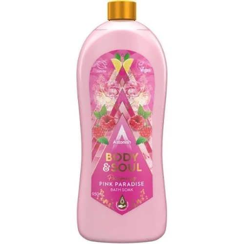 Гель-піна для ванни Astonish Body & Soul Pampering Pink Paradise 950 мл.