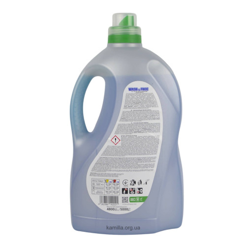 Гель для прання Wash & Free Гірська Свіжість 5 л.