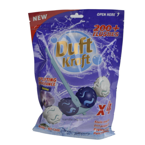 Шарики для туалету Duft Kraft Орхідея 50 г 4 шт.