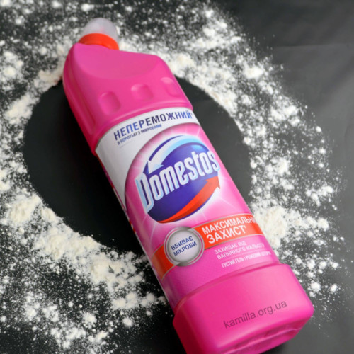 Засіб для чистки унітазу Domestos Рожевий шторм 1 л.