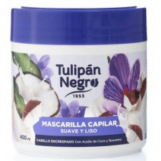 МАСКА для волосся міцелярна Tulipan Negro 400мл  М'якість та гладкість 