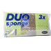 Губка для миття посуду Bonus 3шт Non-scratch Duo Sponge