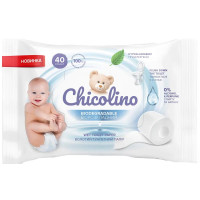 Вологий туалетний папір Chicolino 40шт Дитячий