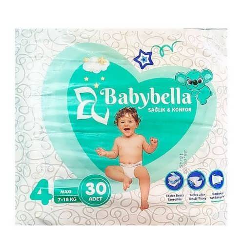 Підгузники дитячі Baby Bella №4 7-18 кг 30 шт.