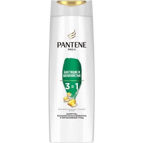 Шампунь для волосся Pantene Pro V 400мл Блискуче та шовковисте 