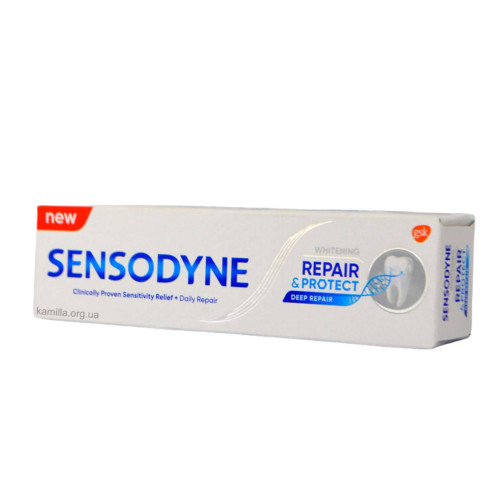 Зубна паста Sensodyne Відновлення та захист, Відбілюючий 75 мл.