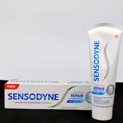 Зубна паста Sensodyne Відновлення та захист, Відбілюючий 75 мл.