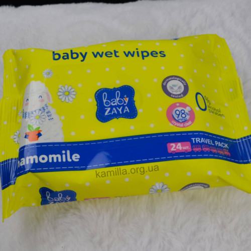 Вологі серветки Baby Zaya Chamomile 24 шт