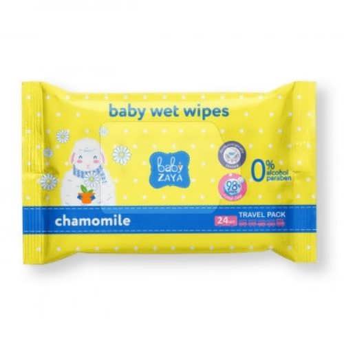 Вологі серветки Baby Zaya Chamomile 24 шт