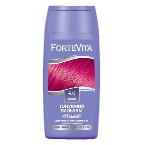 Тонуючий бальзам для волосся Forte Vita 150мл №4,6 Бордо 