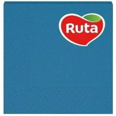 Серветки до столу Ruta 33*33 20шт 3-х шарові Лазурні 