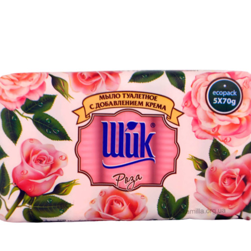 Мило тверде Shik Beauty Soap  5*70г Троянда