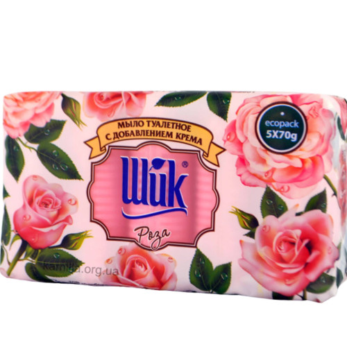 Мило тверде Shik Beauty Soap  5*70г Троянда