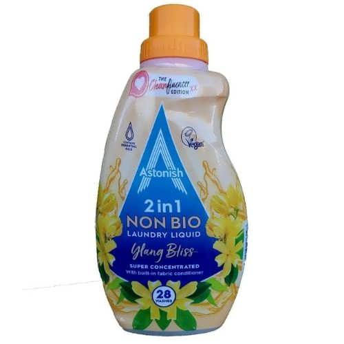 Гель для прання с кондиціонером 2в1 Astonish Non Bio Ylang Bliss 840 мл