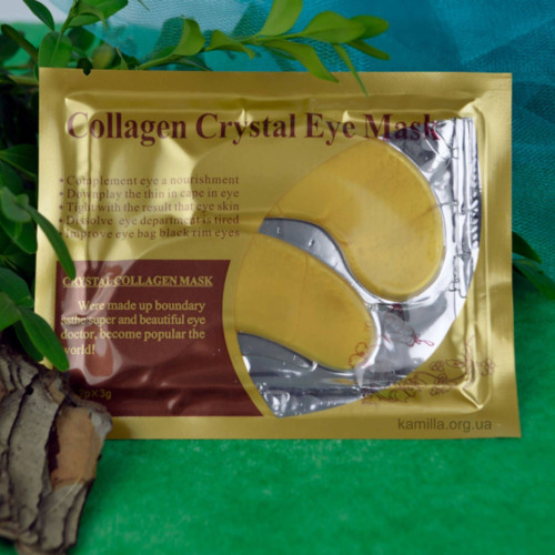 Патчі під очі Grystal Collagen Gold Золоті 6 г.